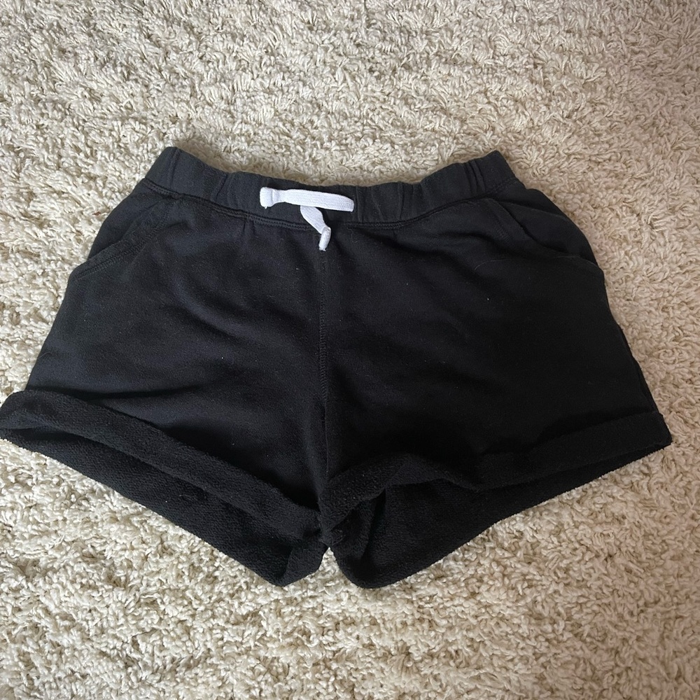 (SO) Favorite Midi shorts, black comfy shorts, size L(10/12)